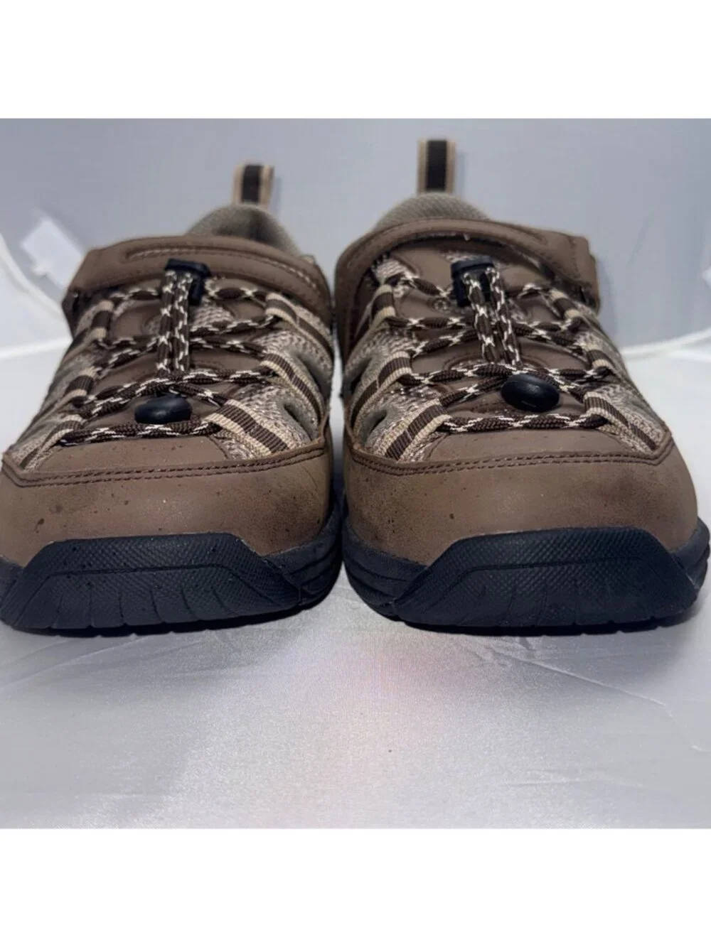 Orthofeet Outdoor Sandals Mens 11W 2E Brown Leather Orthopedic Comfort Fit